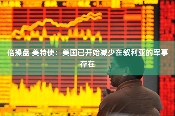 倍操盘 美特使：美国已开始减少在叙利亚的军事存在
